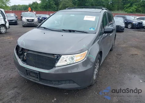 2011 Honda Odyssey Ex-L from USA, damaged, VIN 5FNRL5H60BB061275